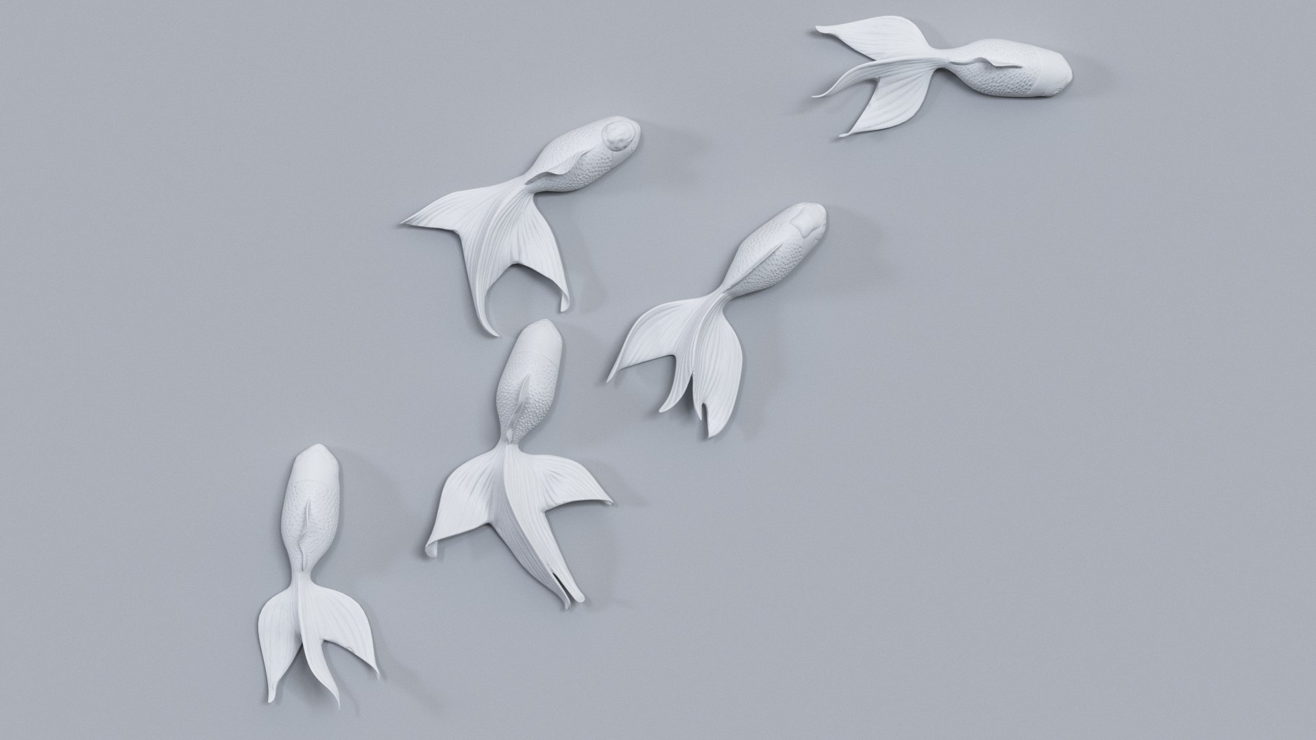 Fish Wall Clock 3D - TurboSquid 1323811