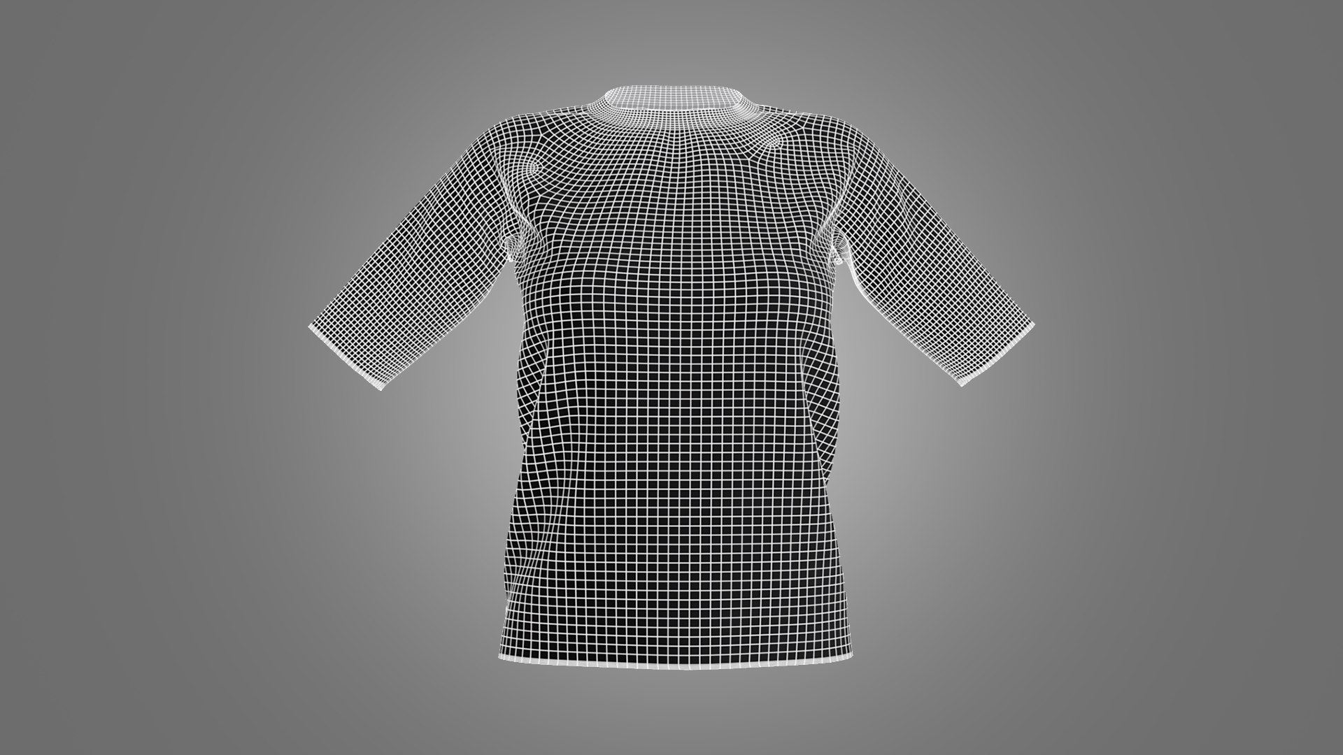 Basic Half-sleeve T-shirt Female 3d - Turbosquid 2104388