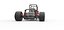 Zabytkowy samochód wyścigowy Supermodified, skala podstawowa 1 do 25