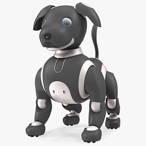 robot dog generic bots 3D model