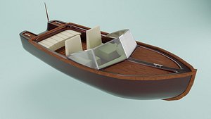 Simple Boat 3d model 3D model