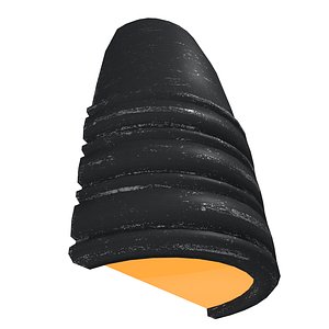 obj sci-fi wall light props