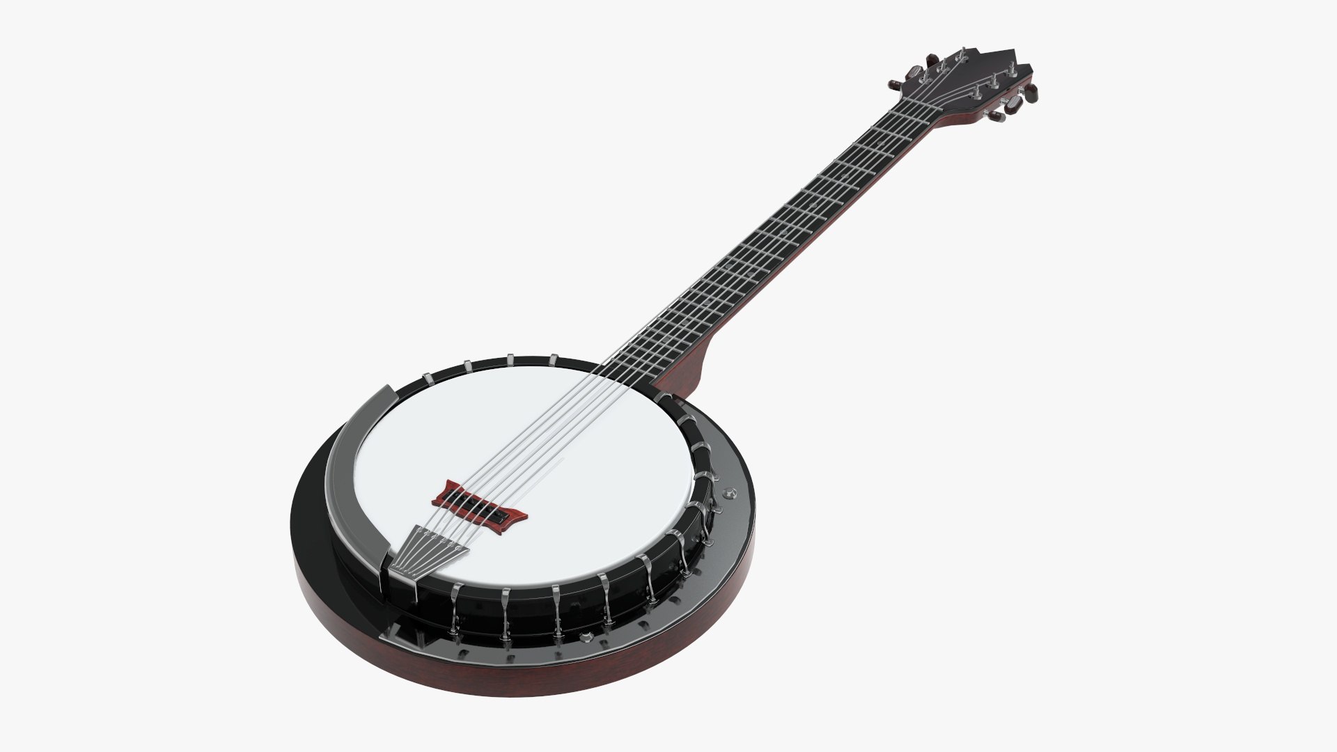 3d Musical Instrument Banjo Model Turbosquid 1528443