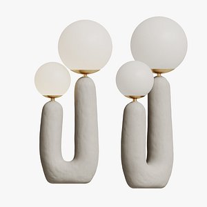 contemporary-hand-built-ceramic-base-oo-lamp-medium model