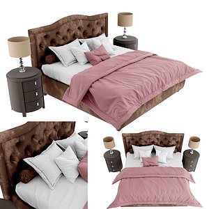 3D model 3d-bedroom-set-blend-file