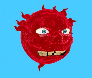 3D alien monster creature