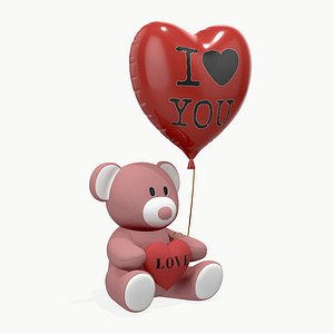 bear teddy toy 3D model