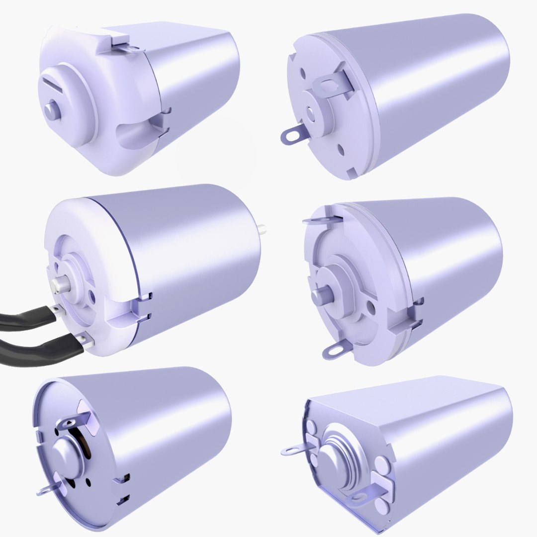 Small Electric Motors V12 3D Model - TurboSquid 2446074