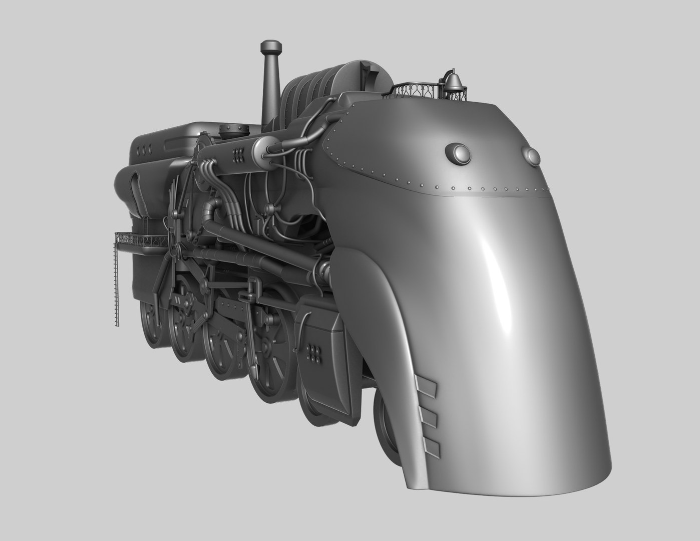 3d Model Steam Train