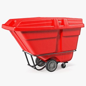 Tilt Truck Uline Red 3D model