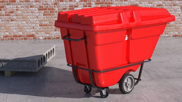 modelo 3d Camión Inclinable Uline Rojo - TurboSquid 2068912