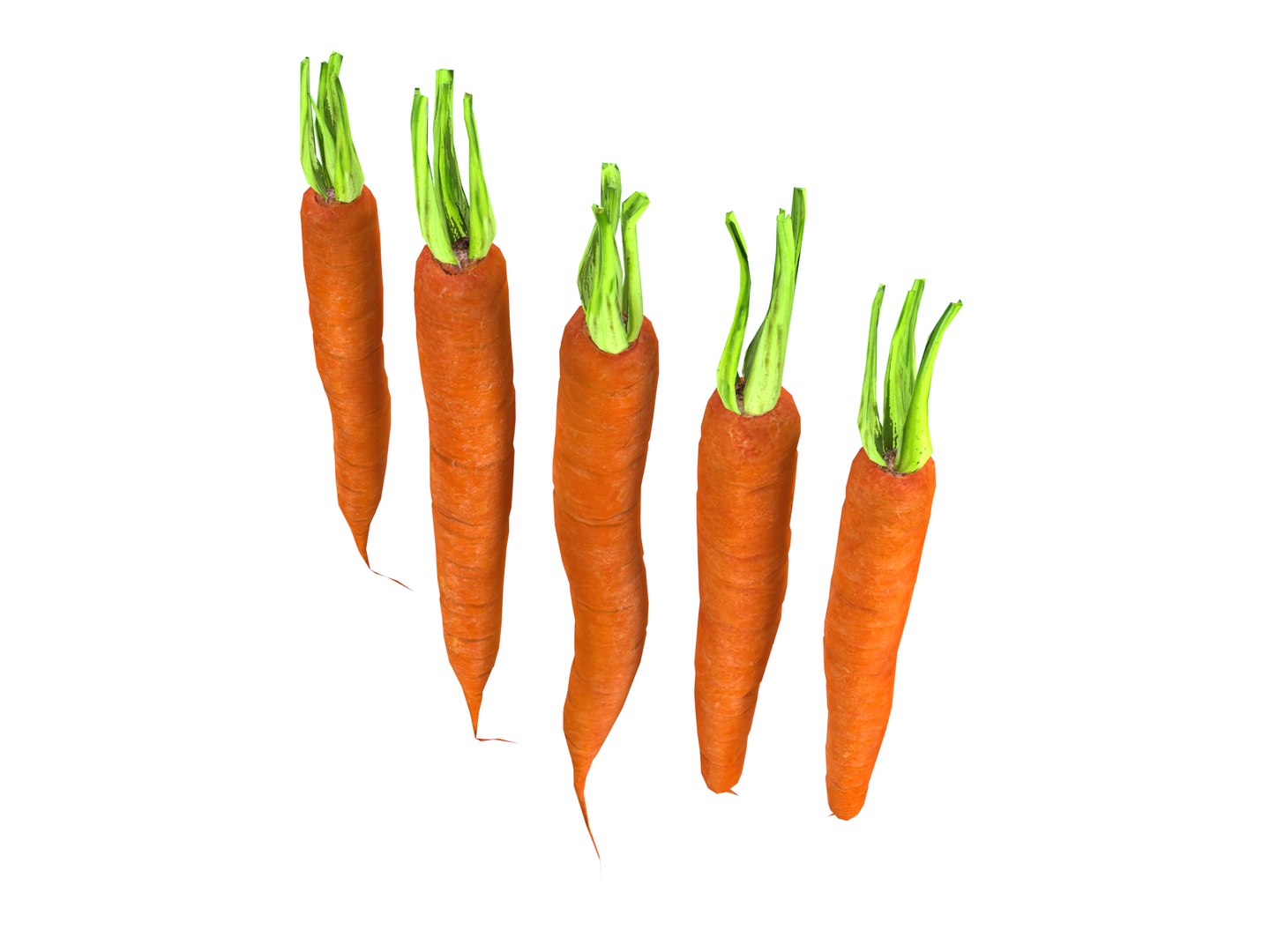 3D Carrots - TurboSquid 2175669