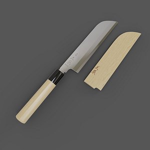 kitchen knife Masamoto Shiro-ko Hongasumi Usuba HMA-KS0718 model