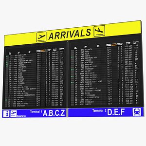 Airport Arrivals Board