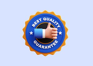 Best Quality Badge Illustration