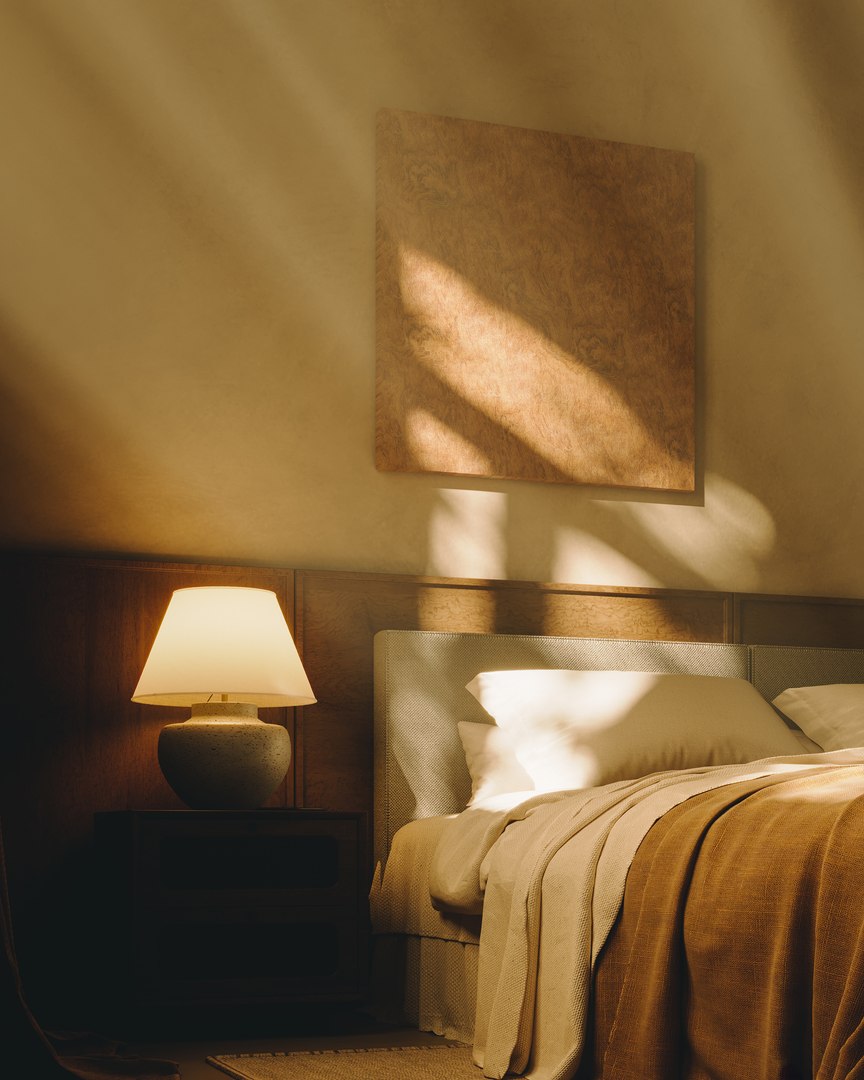 3D Wabi Sabi Bedroom Model - TurboSquid 2500033