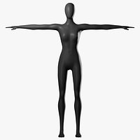 T-Pose Female Mannequin