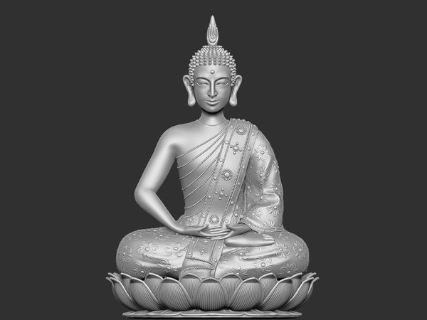 3D model Buddha