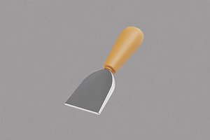 Spatula Putty knife Cartoon 3D model