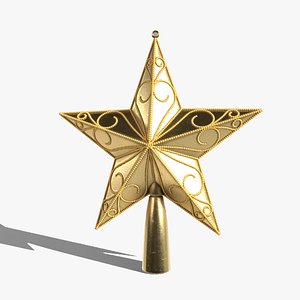 3D Christmas Star model