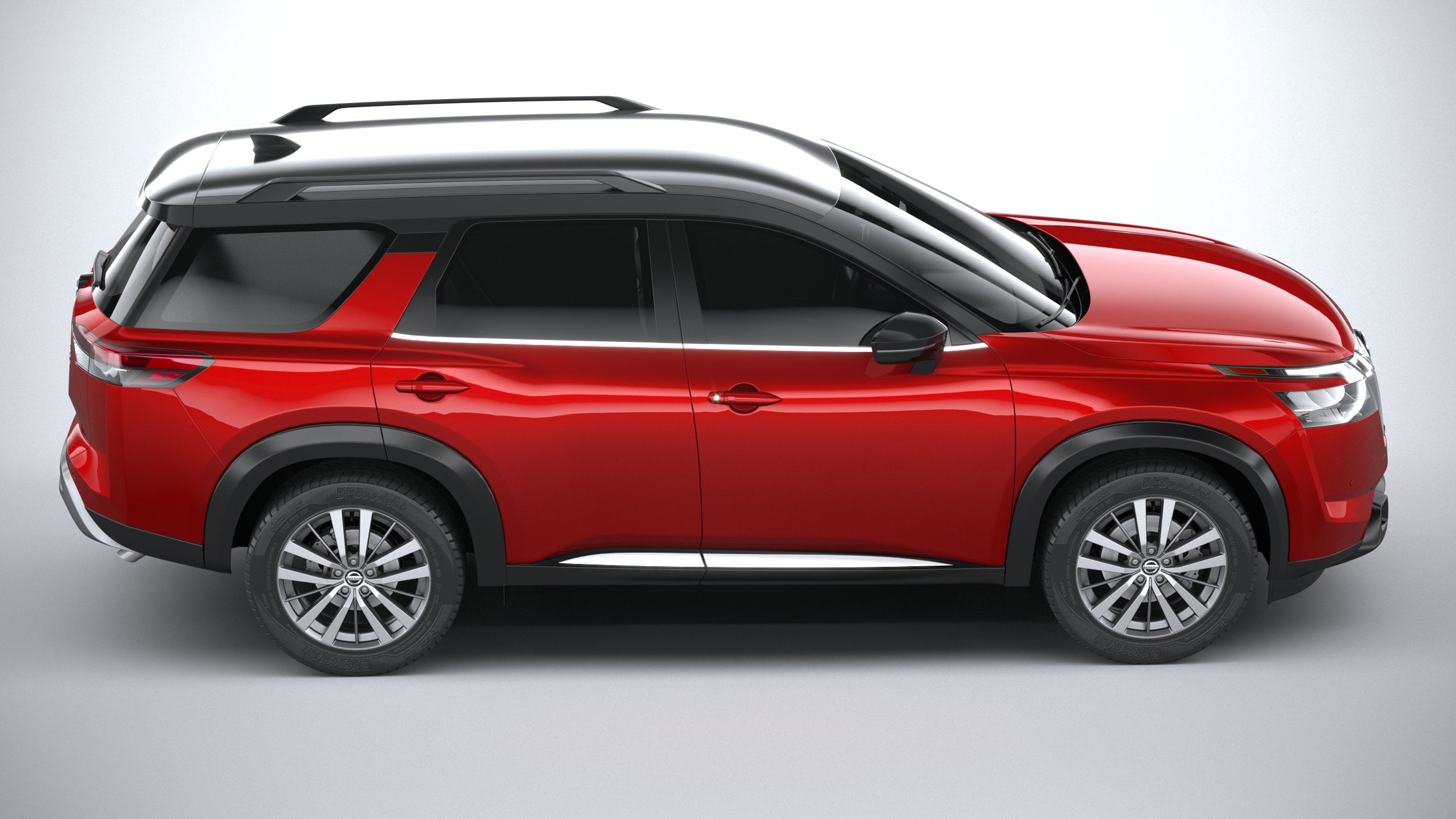 Nissan Pathfinder 2022 model TurboSquid 1717351
