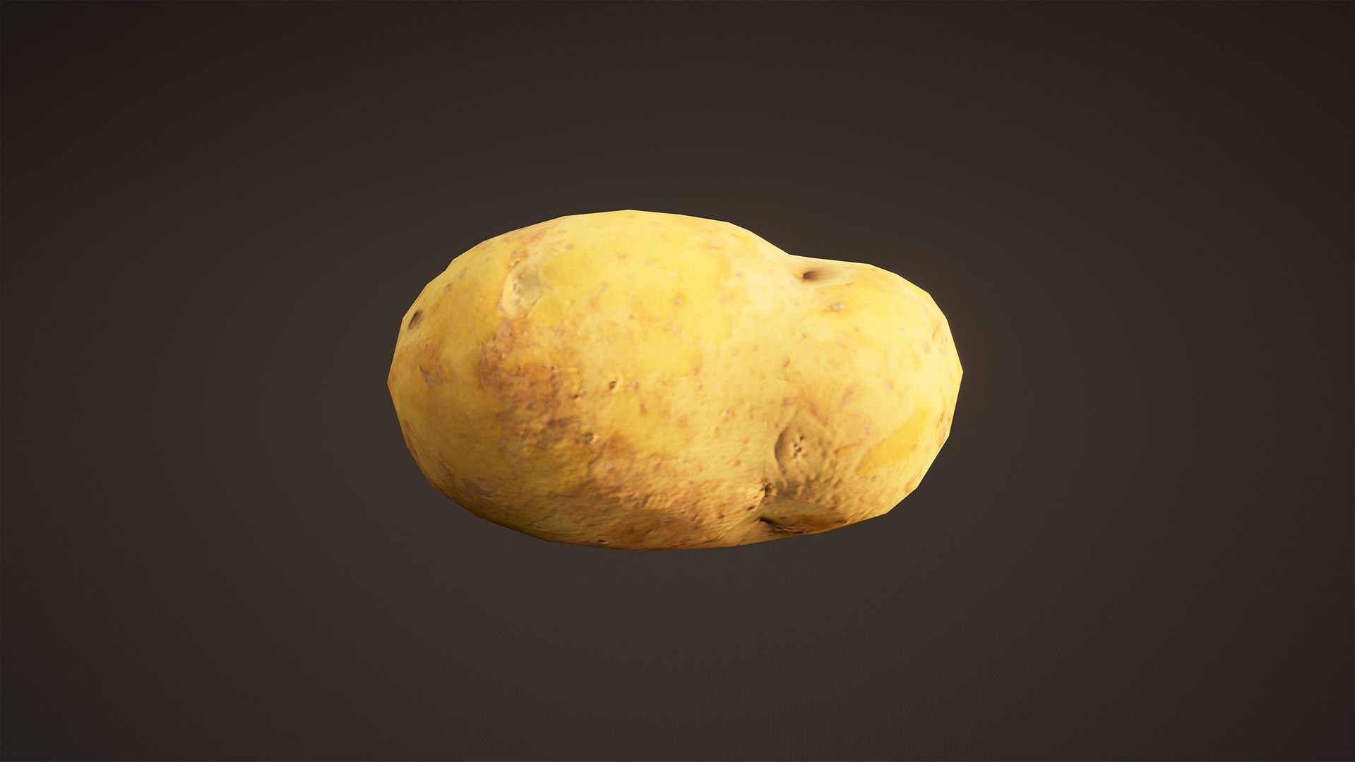3D model potato vegetable food https://p.turbosquid.com/ts-thumb/Yz/c4OZSl/RA/potato_1/jpg/1612271129/1920x1080/fit_q87/164f96ea639d96a3ab2752f3d51149191fb58c43/potato_1.jpg