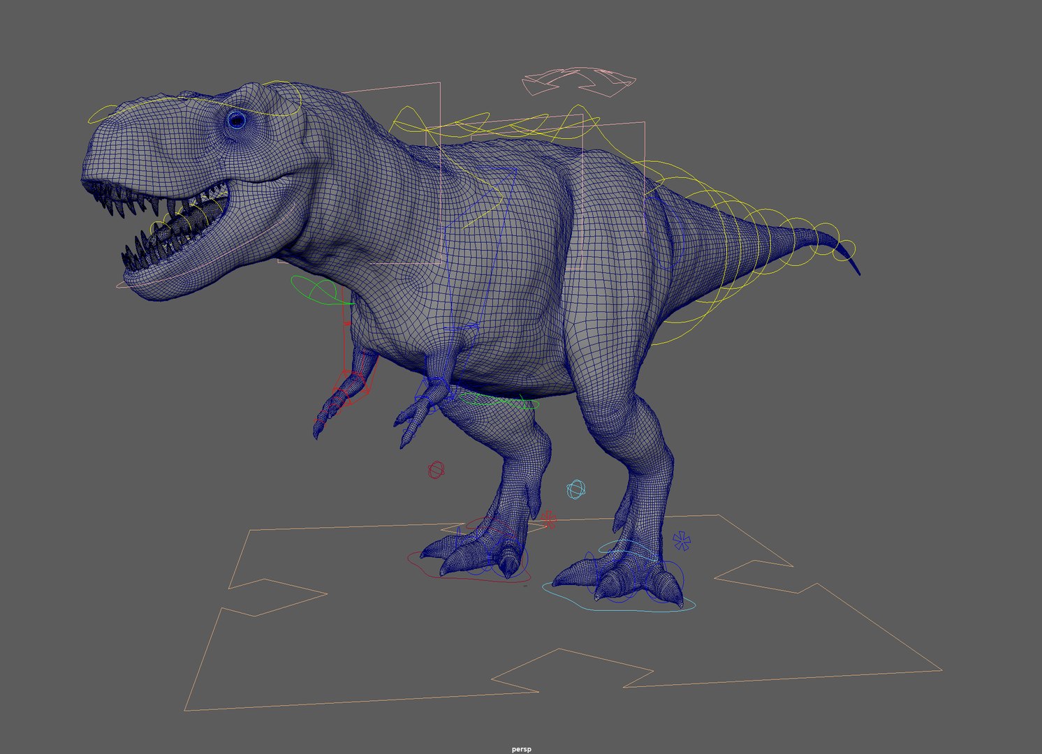 Tyrannosaurus Rex - Realistic Rigged 3D Model - TurboSquid 2094731