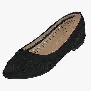 3D women casual ballerina shoes
