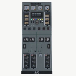 3D Relay Panel model