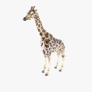 Voxel Giraffe