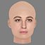 Голова Франчески Иноди - Без волос - Низкополигональная голова для игры