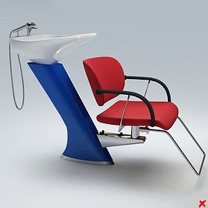 3ds max barber chair