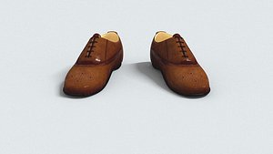 3D model laos Male Shoes 02