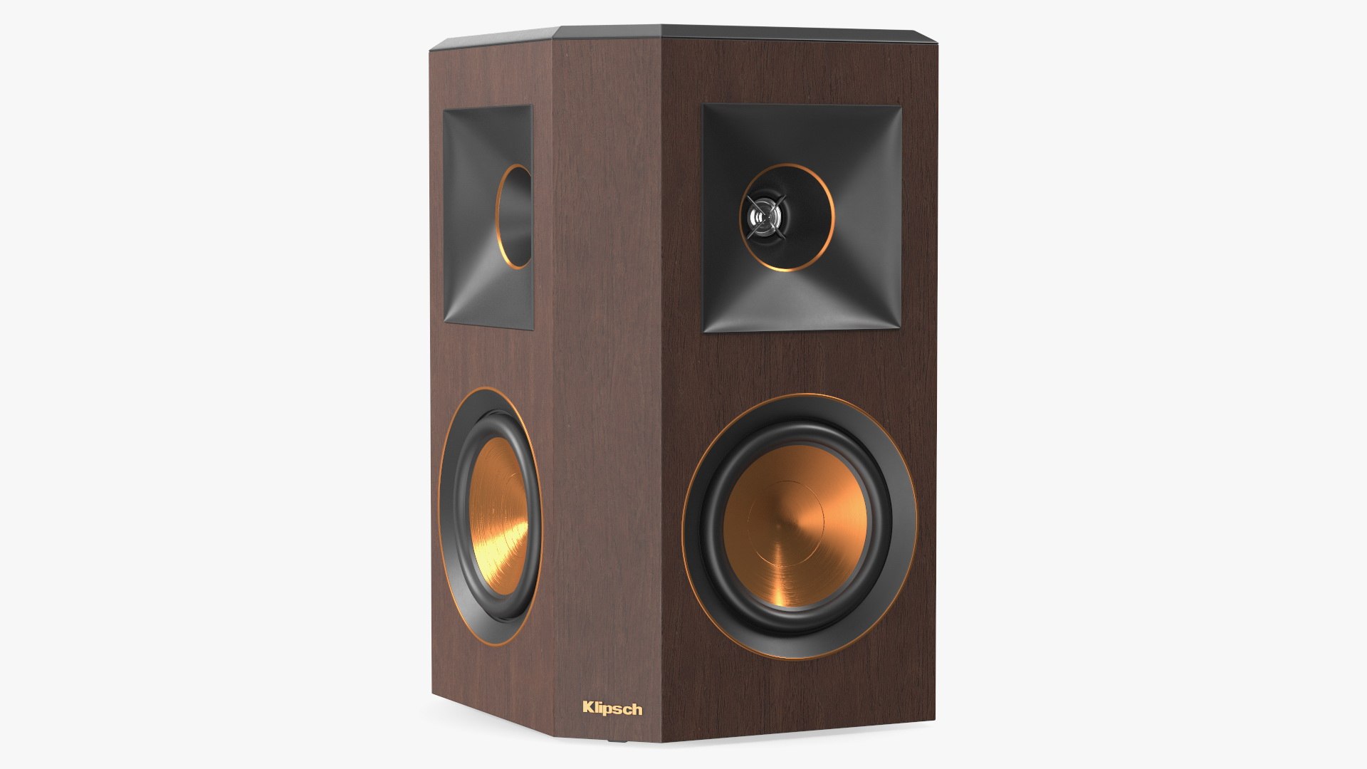 Home Speaker Klipsch RP-502S Walnut 3D model preview