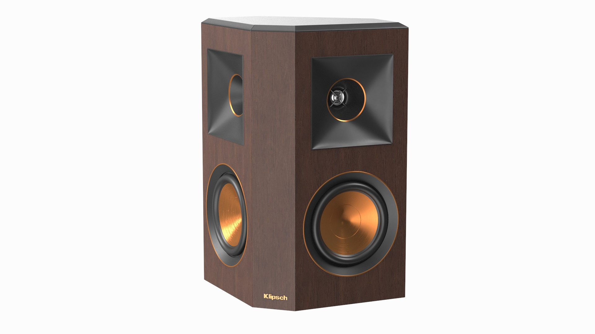 3D Home Speaker Klipsch RP502S Walnut TurboSquid 2062673