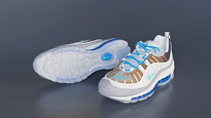 3D nike air 98 sneaker model