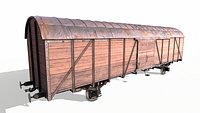 Soviet railroad freight vagon