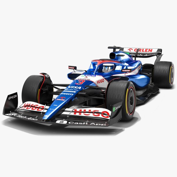 3D Visa Cash App VCARB 01 F1 Team 2024 Formula 1 Race Car model