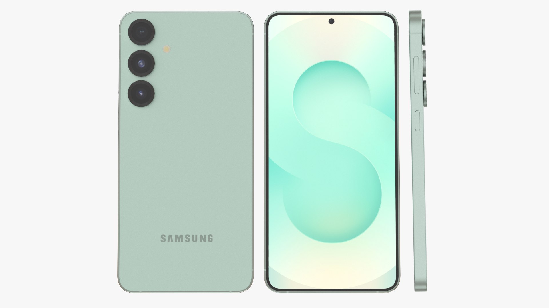 3D Model Samsung Galaxy S25 Plus Mint - TurboSquid 2362973