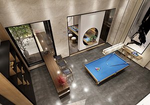 Collection of Modern Entertainment Room - RECEPTION LEISURE model