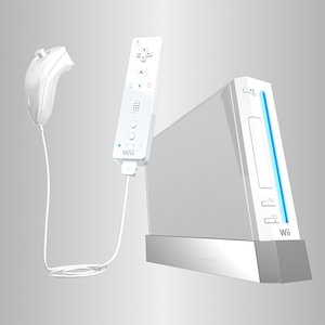 3ds max nintendo wii console controllers