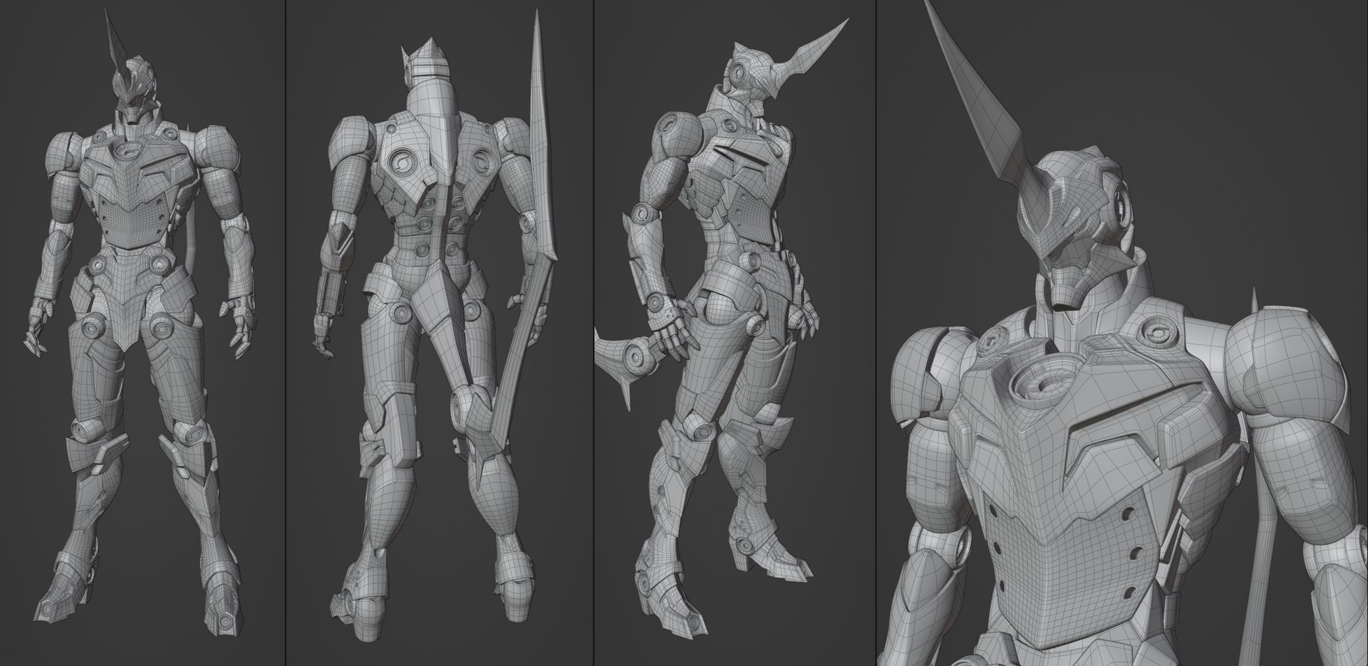 Gurren Lagann Lazengann Model - TurboSquid 1863466