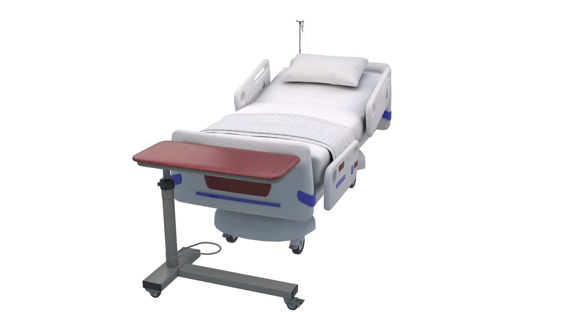 Hospital Bed And Medical Table 3D Model - TurboSquid 2225471
