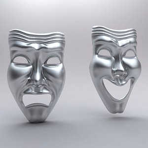 Theatre Happy Sad Masks