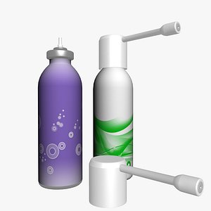 aerosol spray 3d max