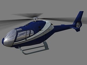 eurocopter colibri helicopter 3d max