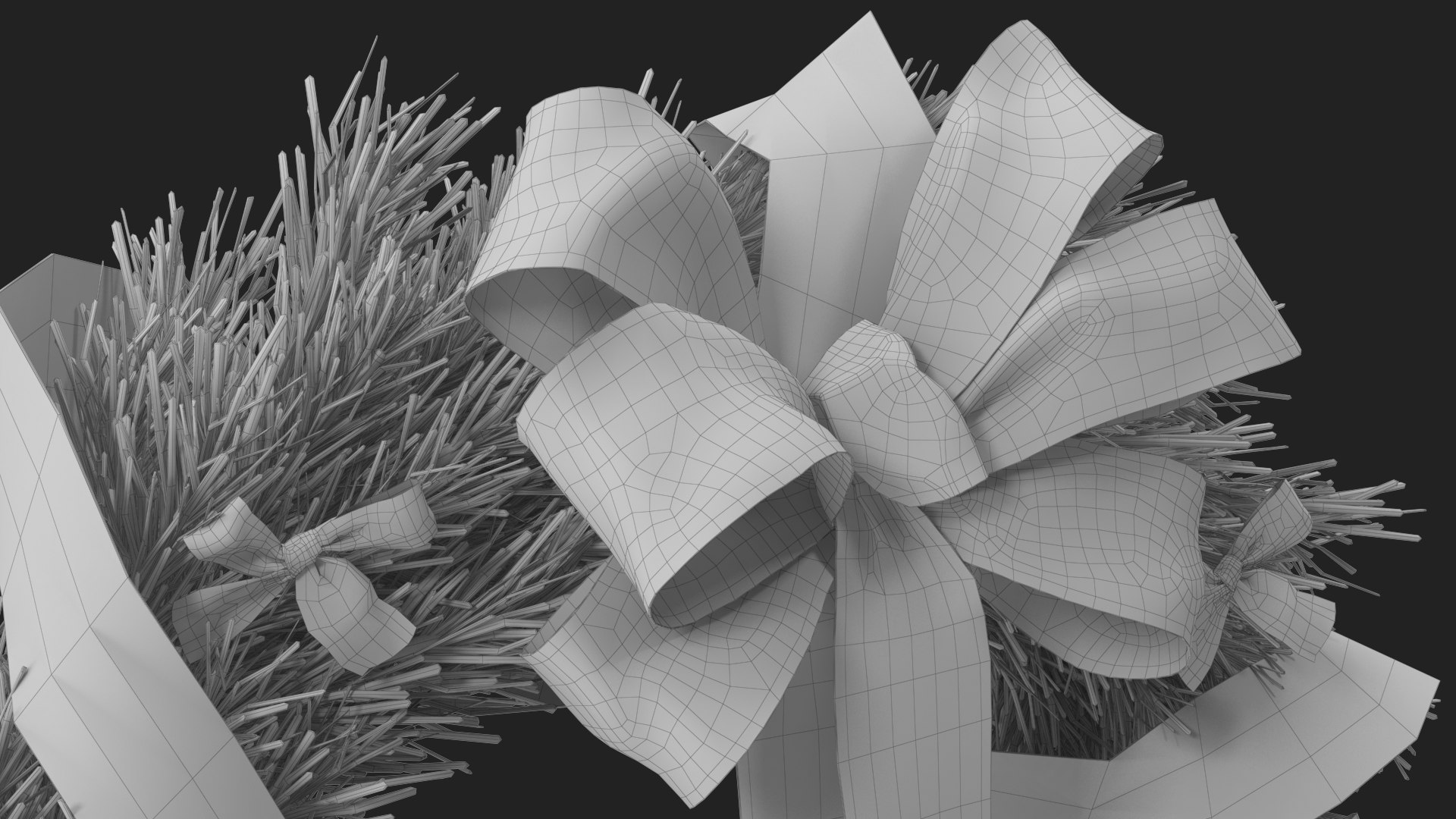 Christmas Wreath with Bows and Ribbon model https://p.turbosquid.com/ts-thumb/Z0/cuKfG5/C0/wireframe_09/jpg/1632634926/1920x1080/fit_q87/7f620f690f5f5829e54bdd290a8c4a27faf39fde/wireframe_09.jpg