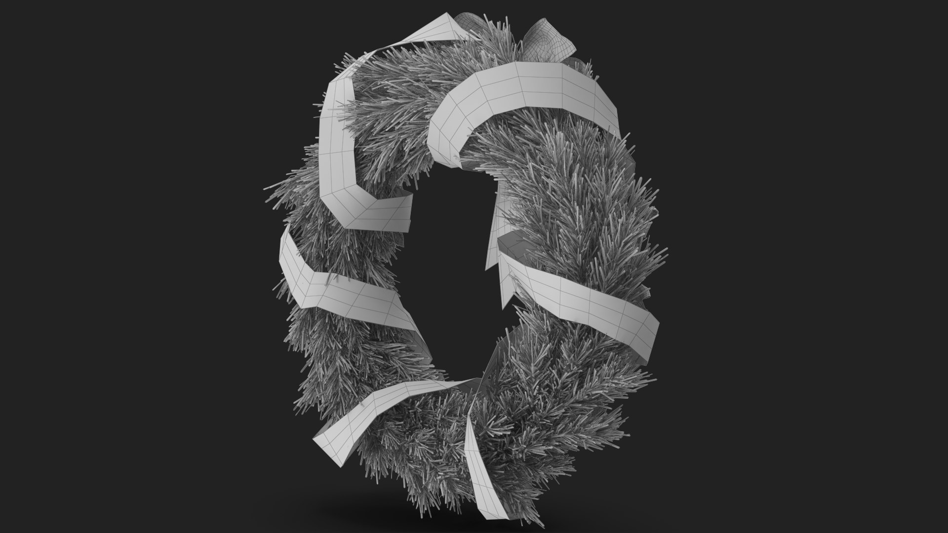 Christmas Wreath with Bows and Ribbon model https://p.turbosquid.com/ts-thumb/Z0/cuKfG5/Xm/wireframe_04/jpg/1632634843/1920x1080/fit_q87/5d2695073c8801c1802200e0b5057c3492c83e30/wireframe_04.jpg