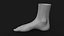 Realistic Human Foot 3D model