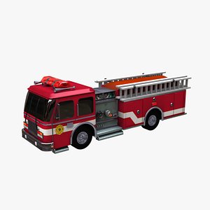 Fire Engine 3D Game Models for Download | TurboSquid